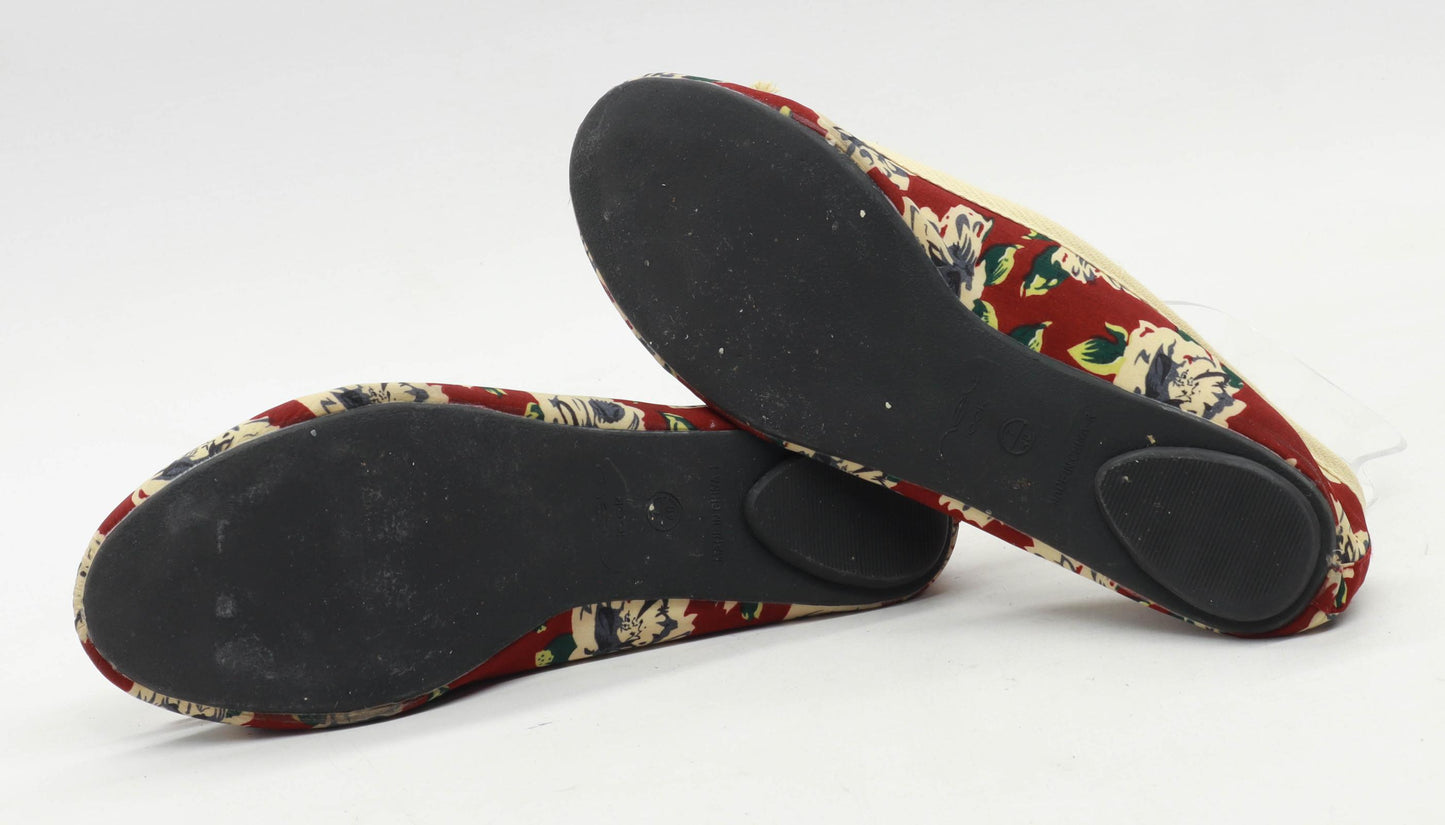 New Look Womens UK Size 7 Red Dolly Shoes