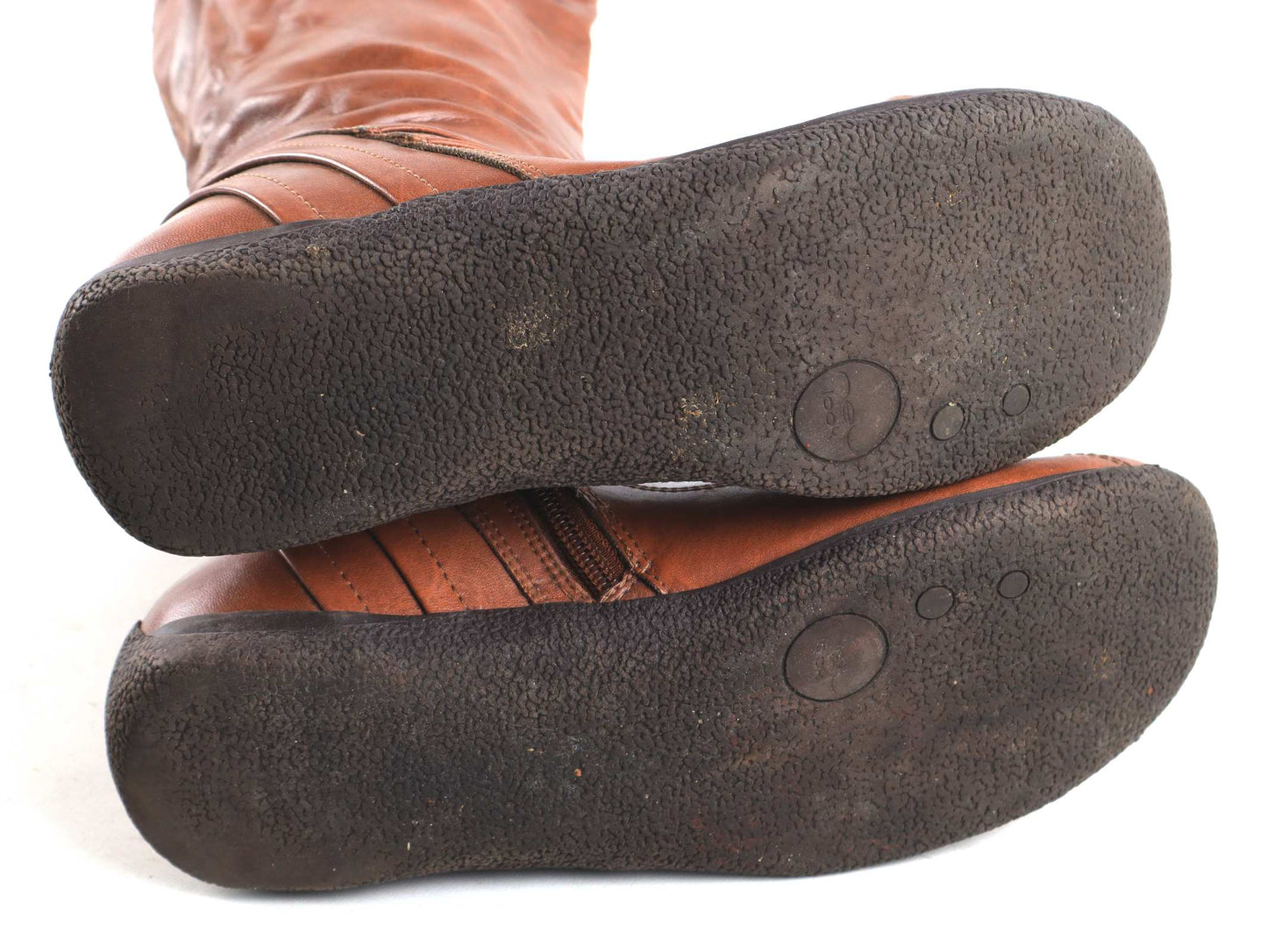 New look Womens UK Size 6 Brown Leather Calf Boots