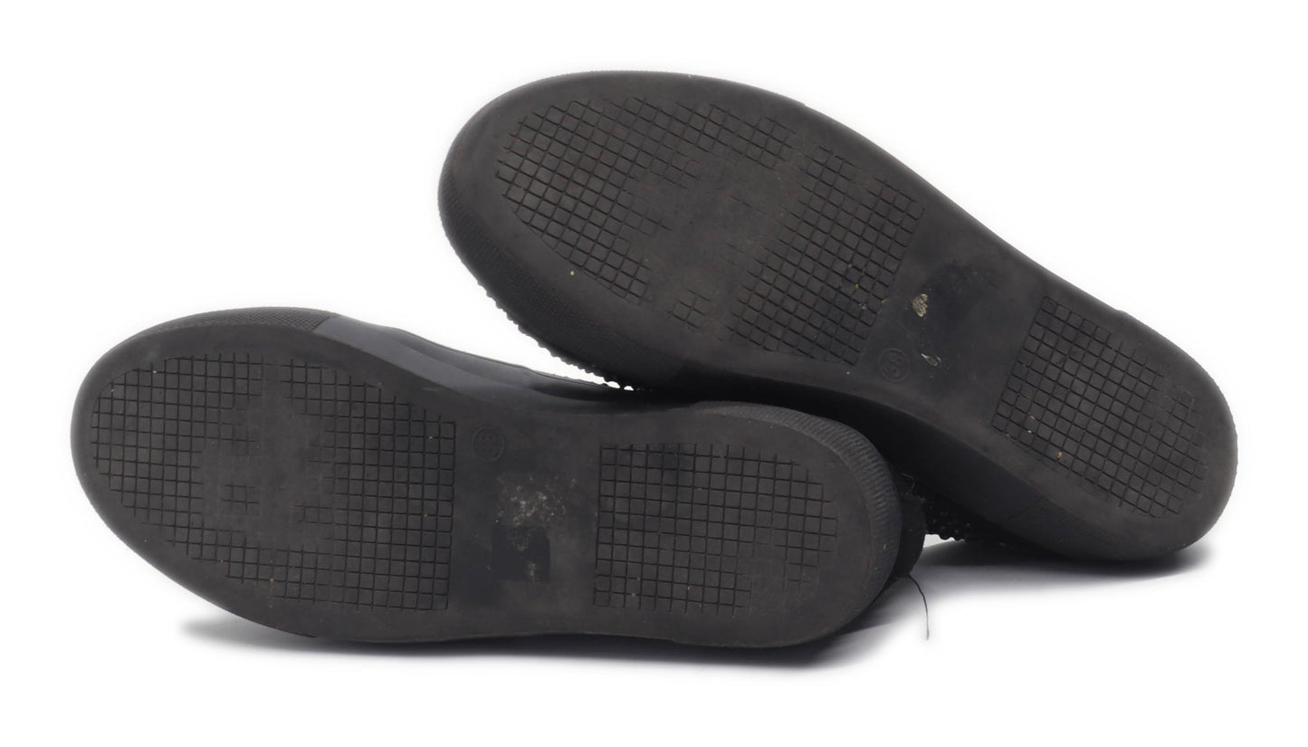 Xti Womens EU Size 38 Black Jewelled Pumps