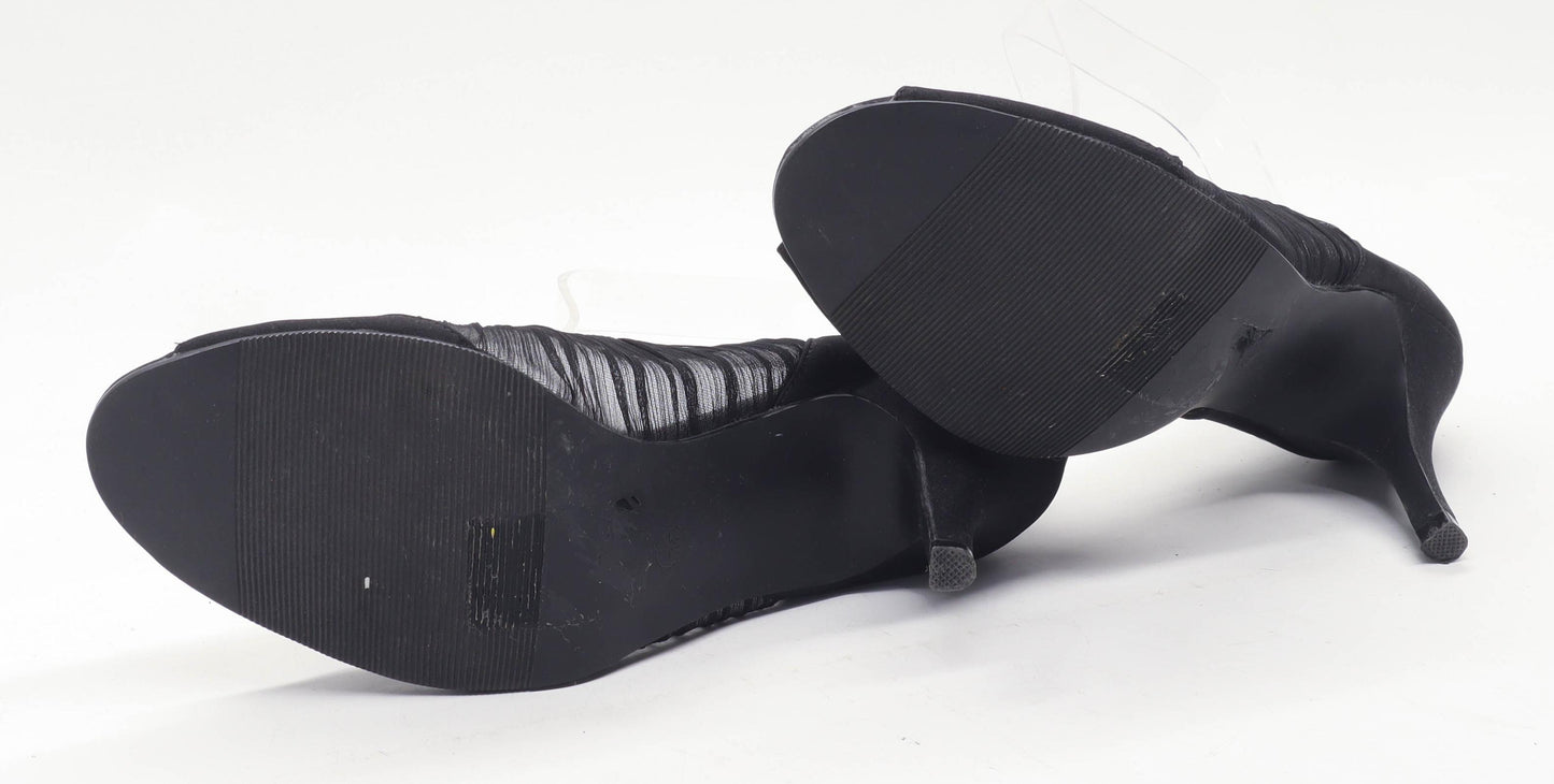 New Look Womens UK Size 8 Black Heels