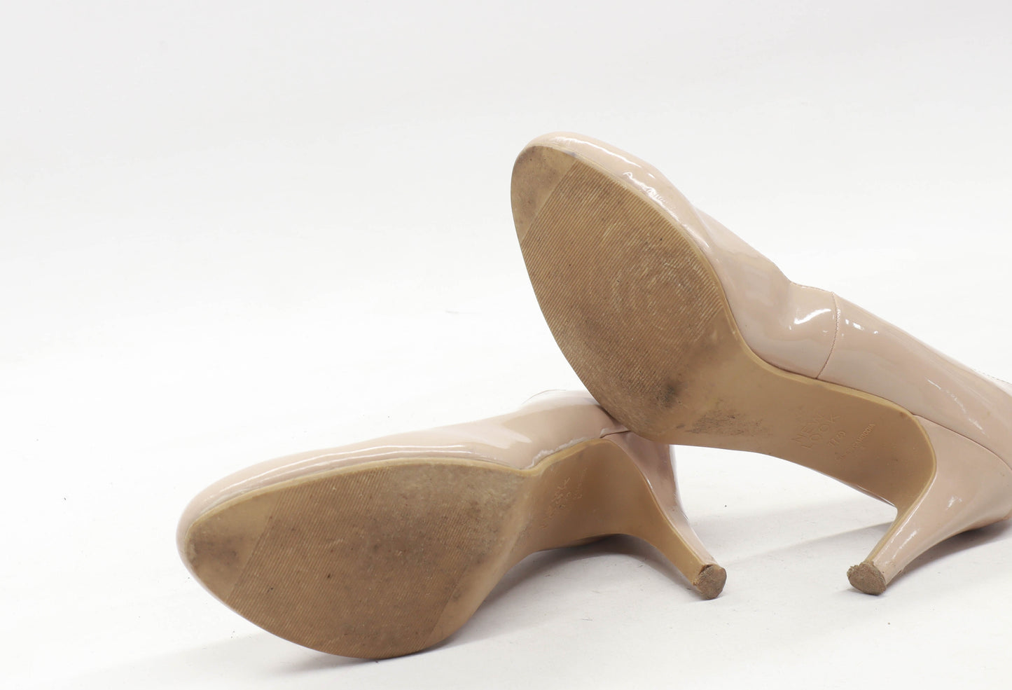 New Look Womens UK Size 7 Pink Heels