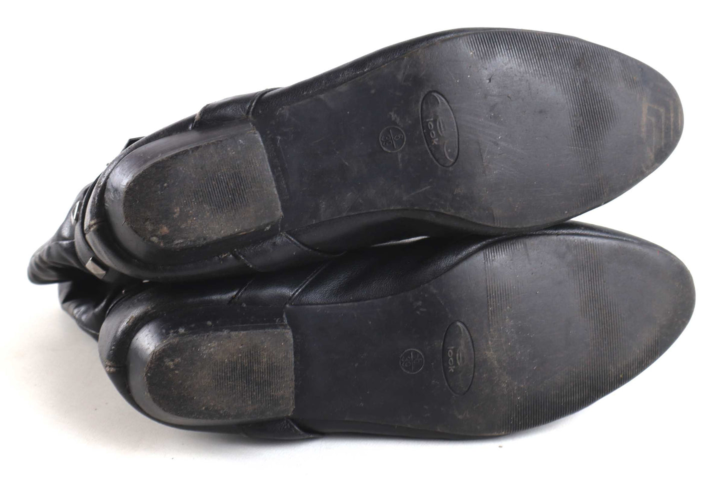 New Look Womens UK Size 6 Black Slouch Boots