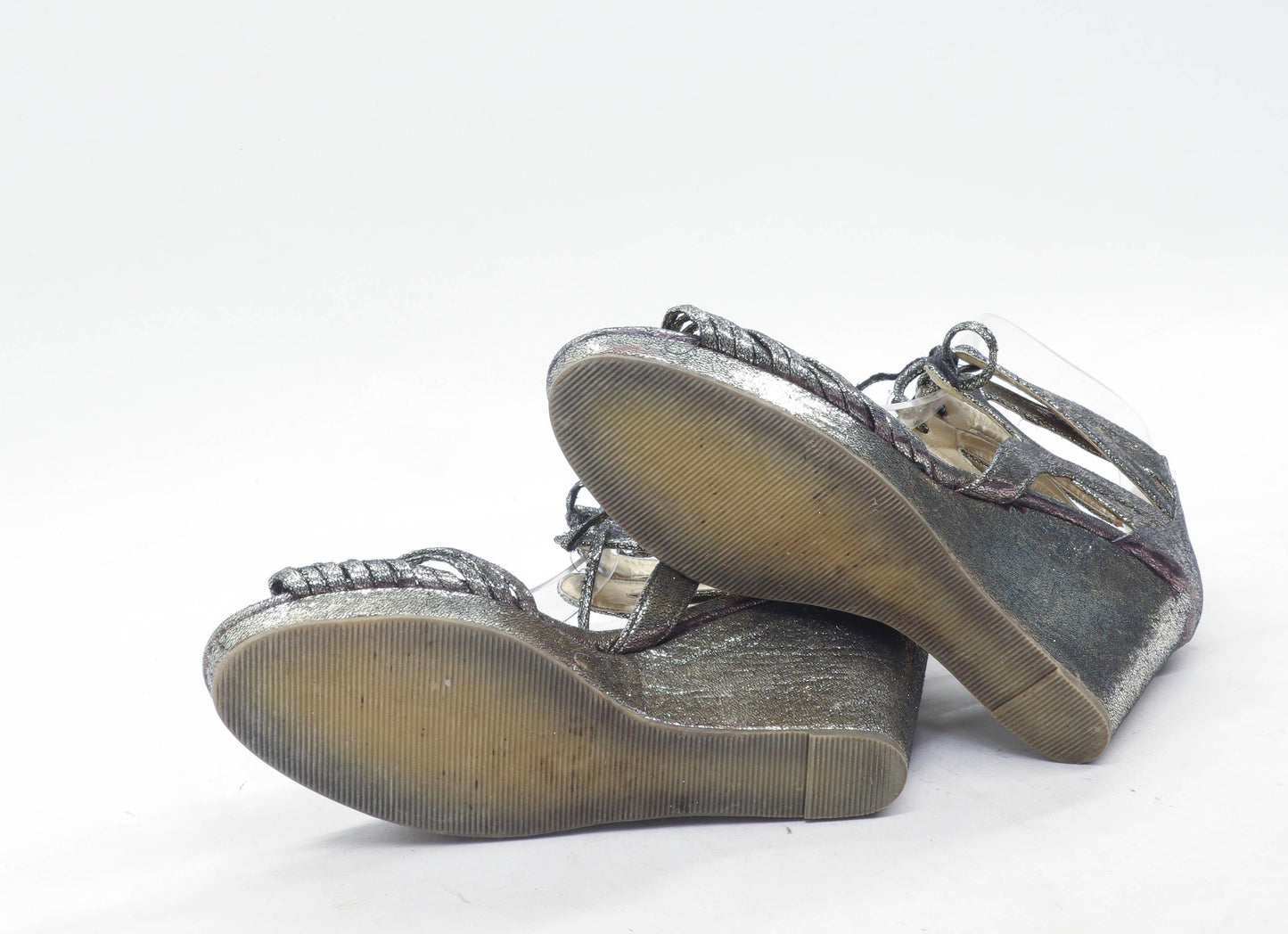 New Look Womens UK Size 7 Gold Heels