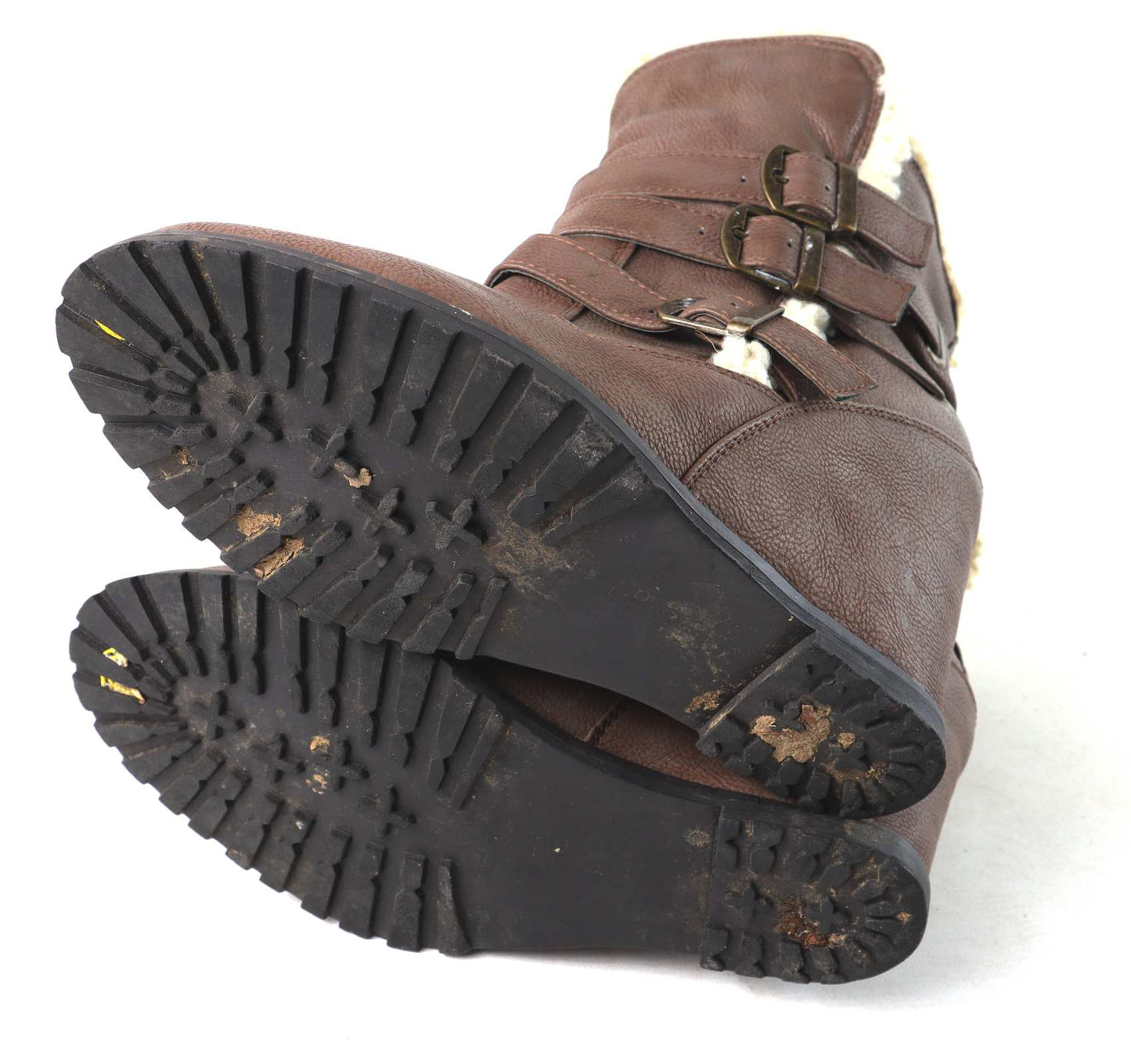 New Look Womens UK Size 6 Brown Winter Boots