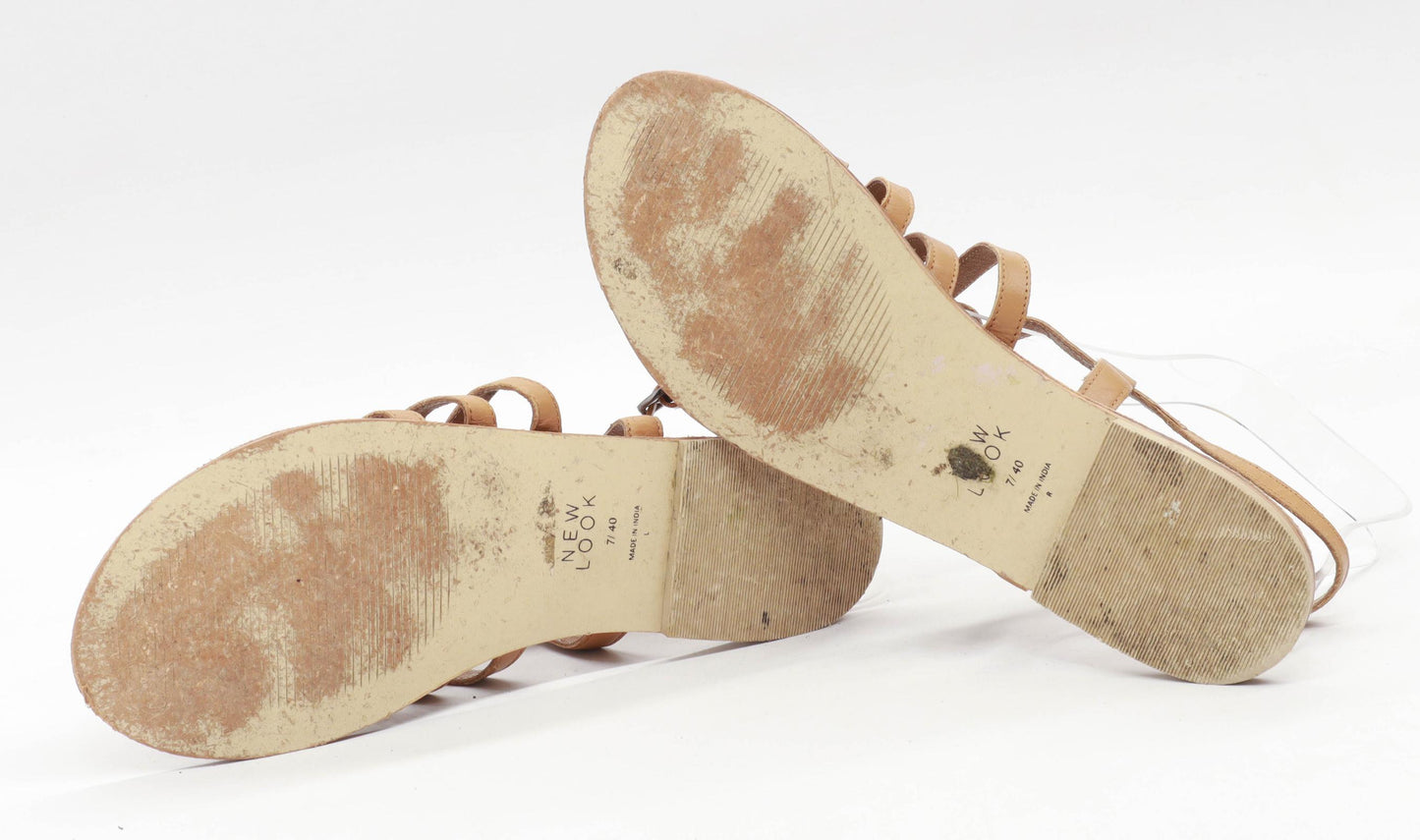 New Look Womens UK Size 7 Brown Sandals