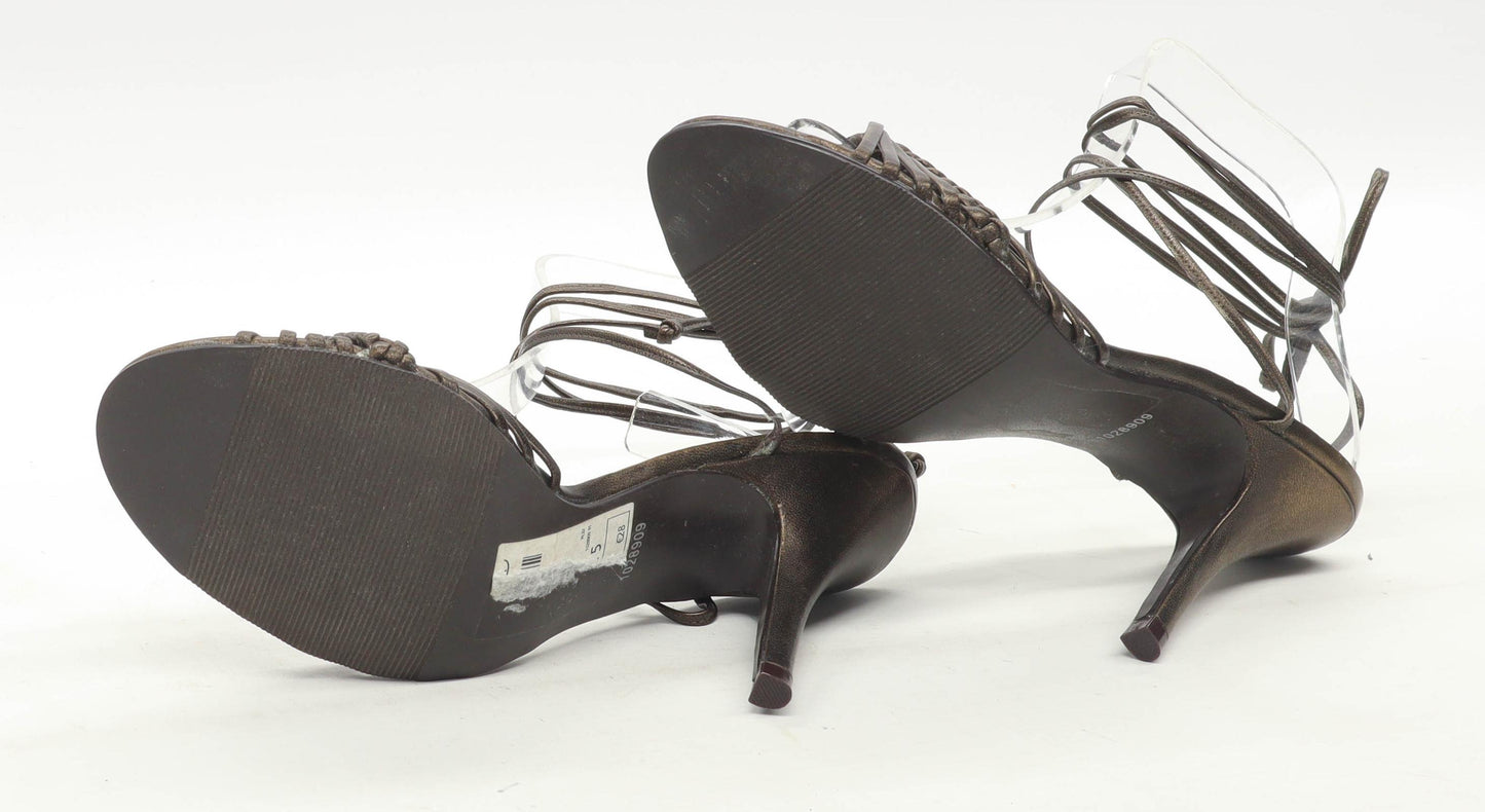 New Look Womens UK Size 5 Brown Heels