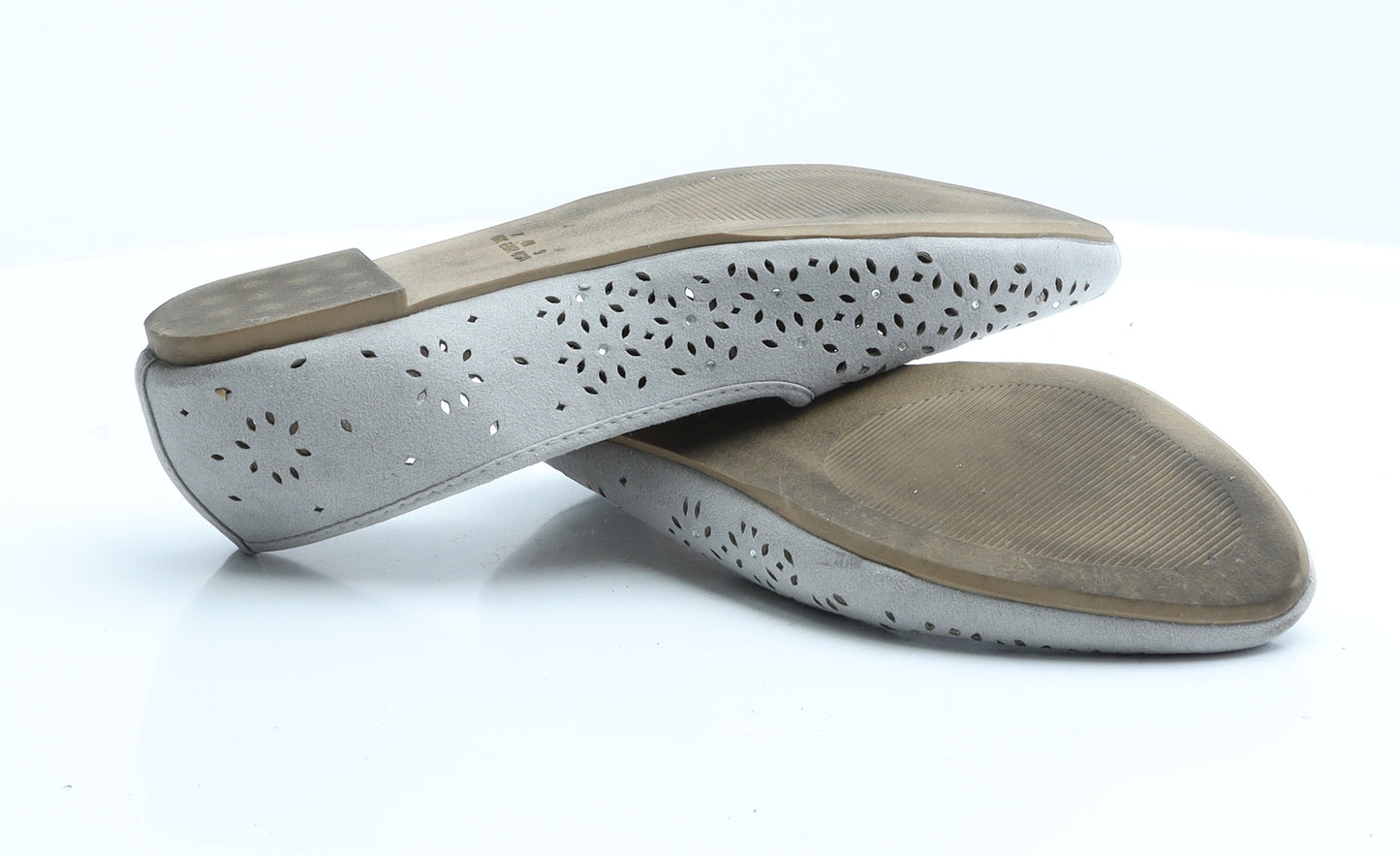 Primark Womens Grey Ballet Flat 7 40