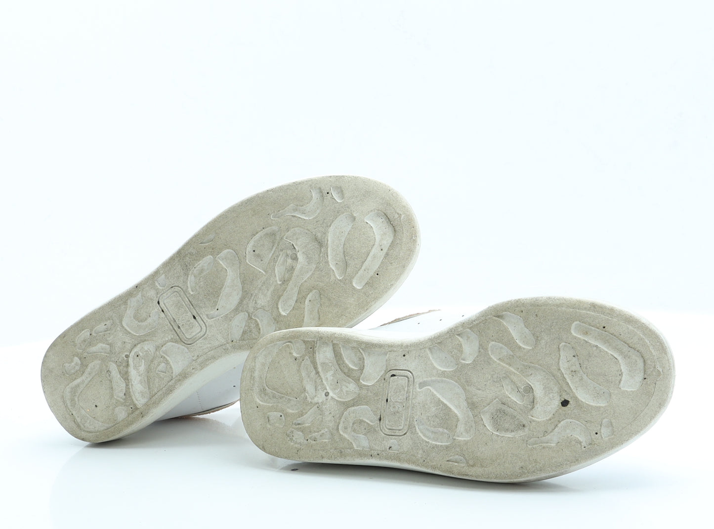 Preworn Womens Ivory Polyester Trainer Casual 3 36