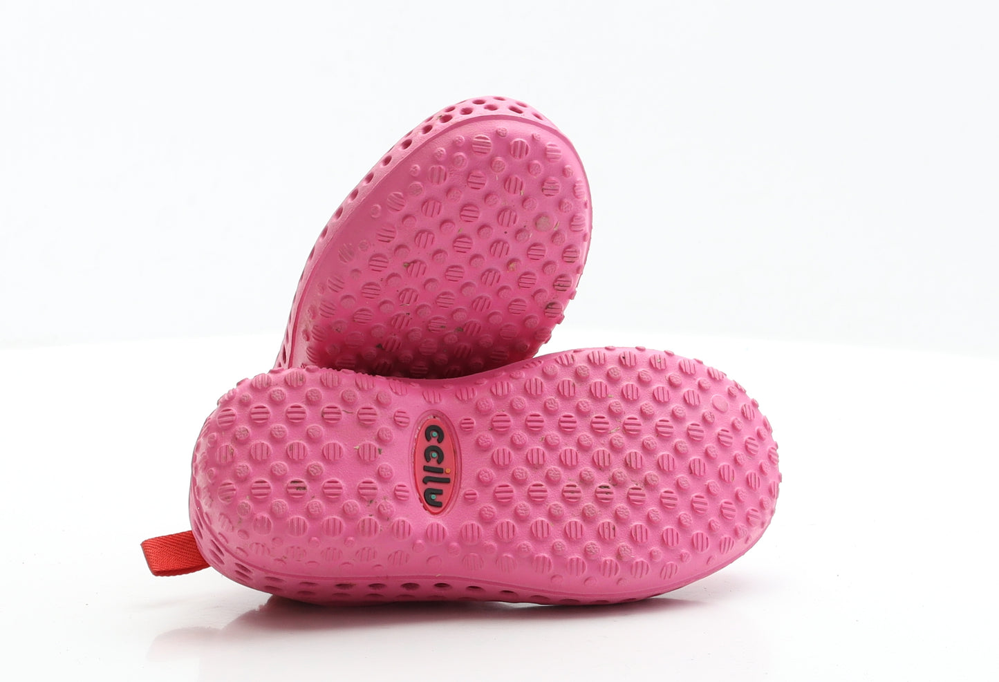 Ccilu Girls Pink Polyester Slip On Flat UK 8.5 EUR 26 - Aqua Shoes