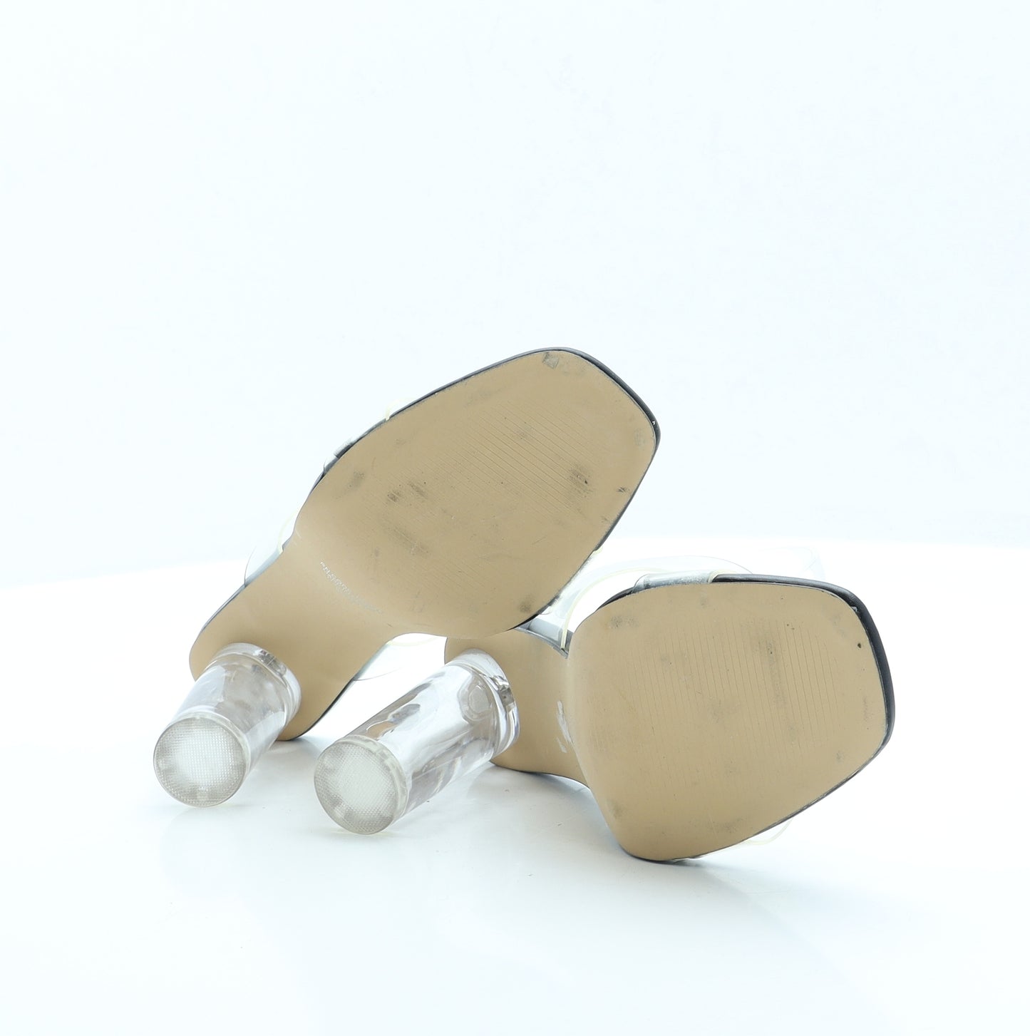 Primark Womens Black Strappy Heel UK 5 EUR 38 US 7