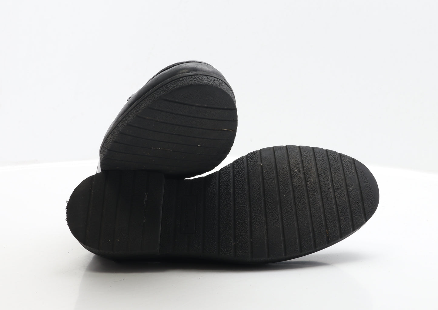 Clarks Mens Black Faux Leather Loafer Casual UK 6