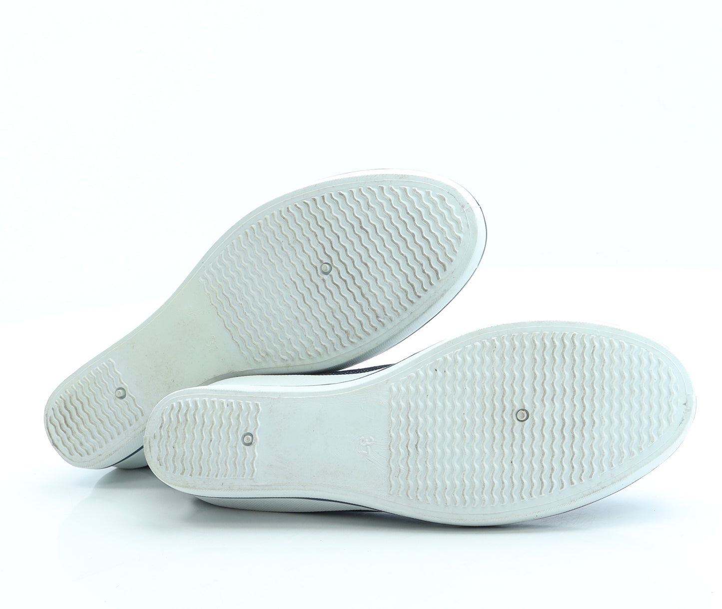 George Womens Blue Polyester Court Heel UK 4 37