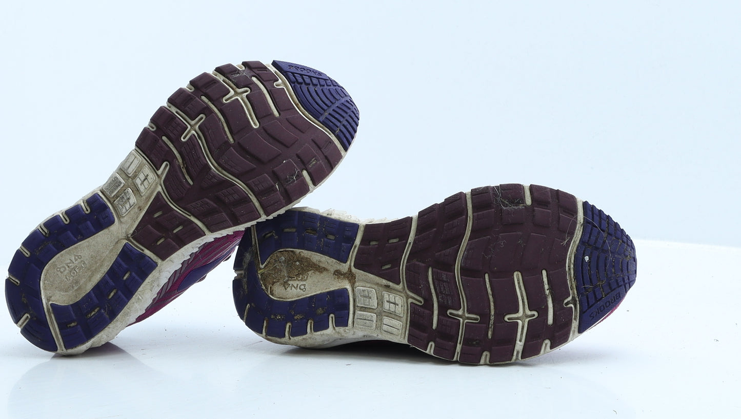 Brooks Womens Purple Polyester Trainer UK 4 36.5