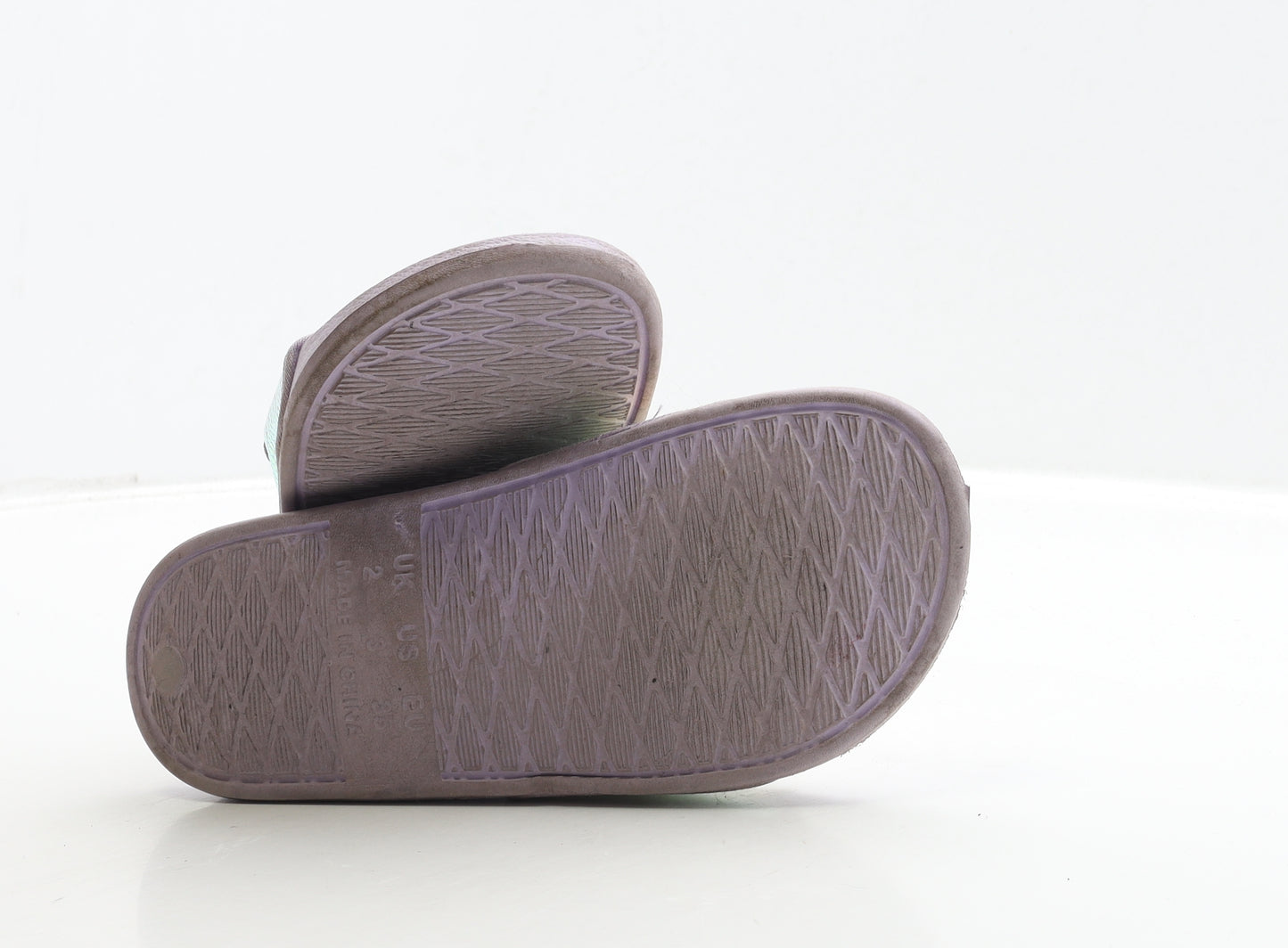 Primark Girls Purple Polyester Slider Sandal UK 2 35