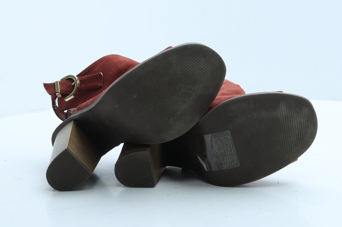 Atmosphere Womens Red Suede Mule Heel UK 7 40