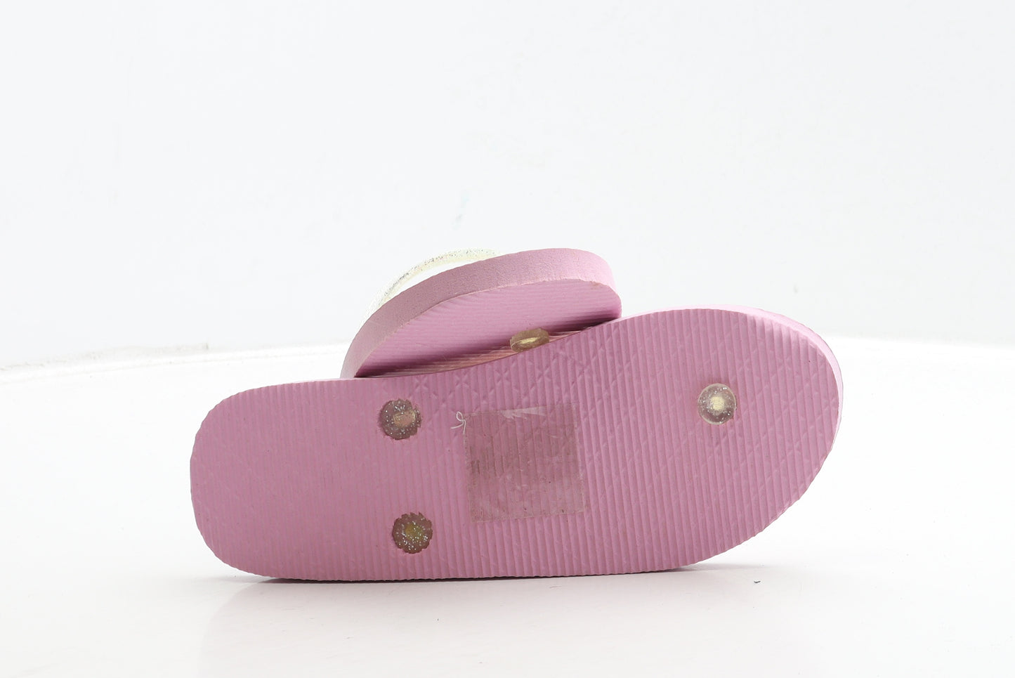 Primark Girls Multicoloured Rubber Thong Sandal UK 2 35