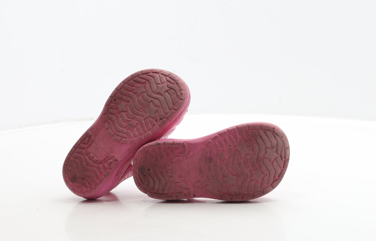 Preworn Girls Pink Rubber Strappy Sandal UK 7 24