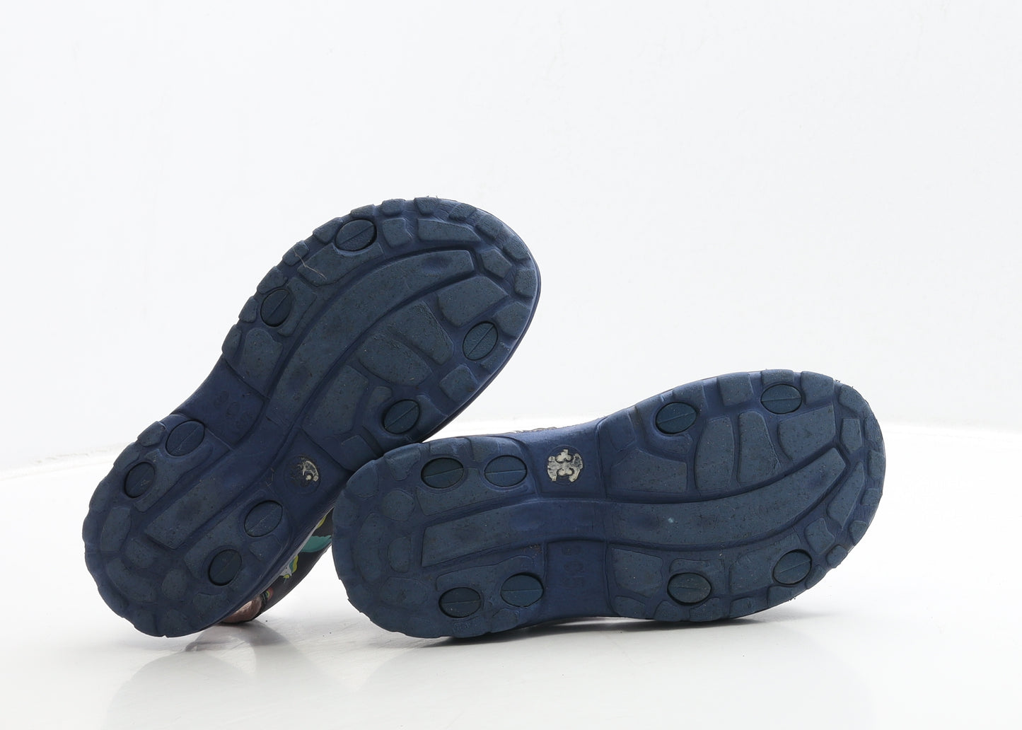 Preworn Girls Blue Polyester Slingback Sandal UK 1 33 - Unicorn Detail