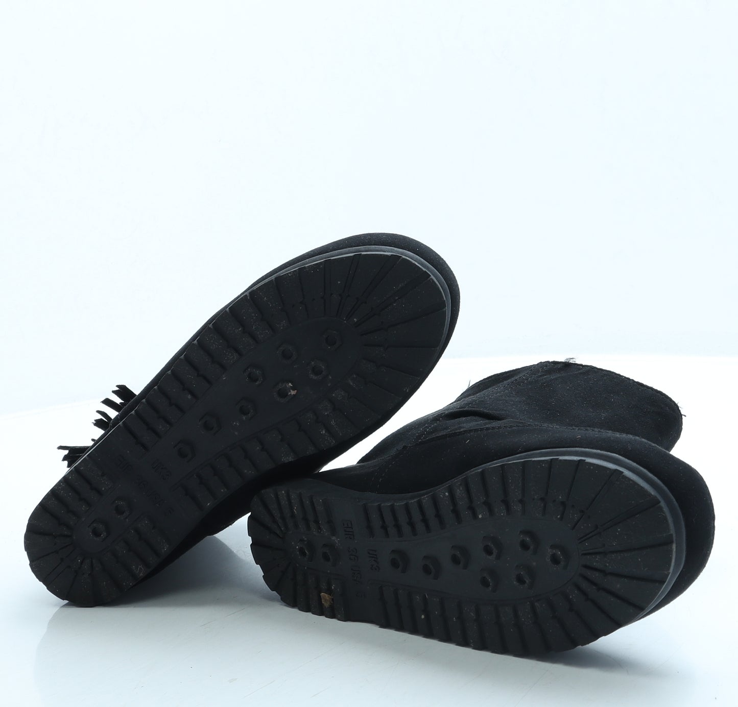 Primark Womens Black Polyester Bootie Boot UK 3 36 US 5