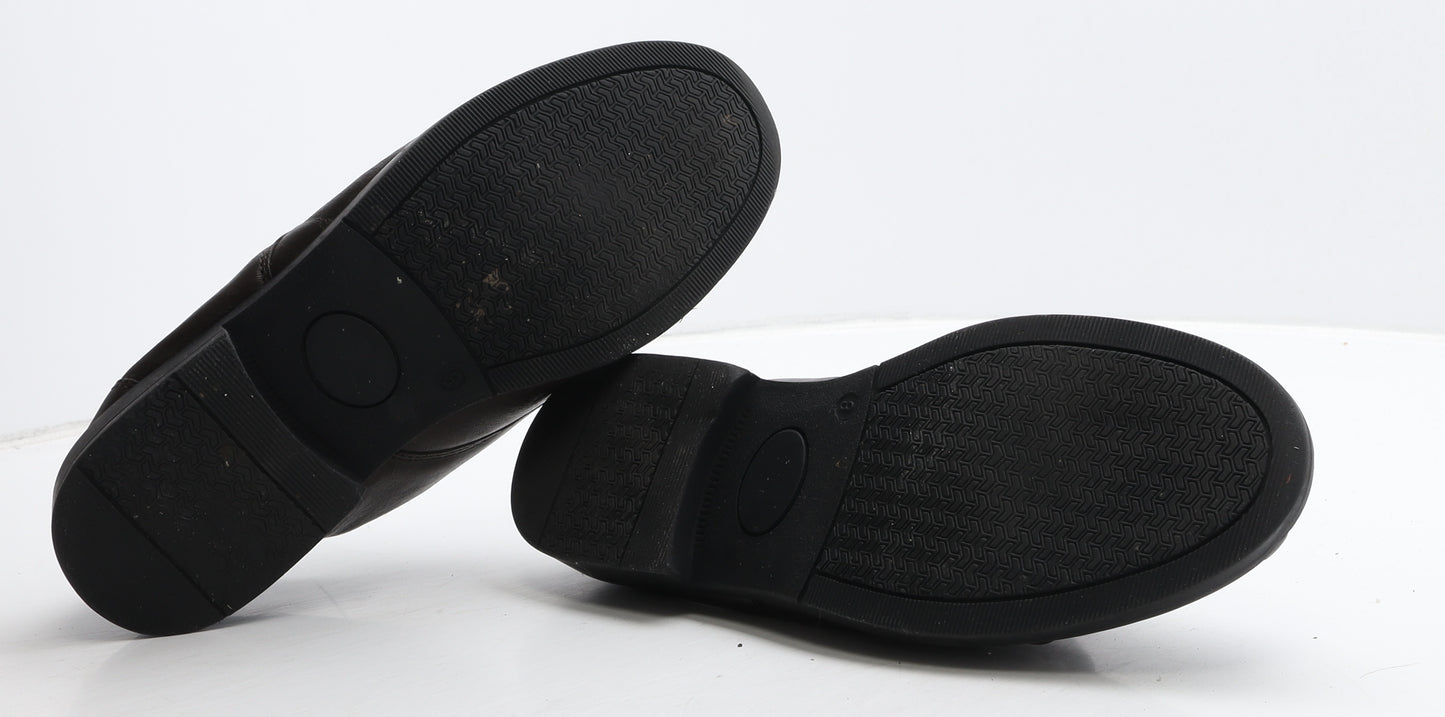 Preworn Mens Brown Leather Loafer Casual UK 9