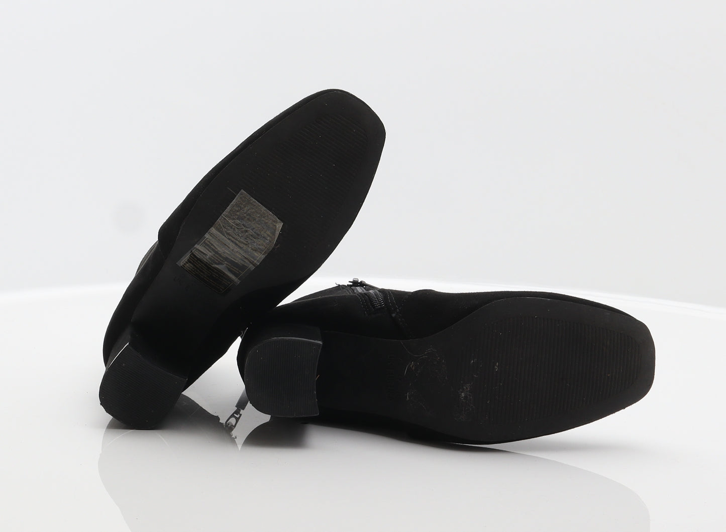 Primark Womens Black Polyester Bootie Boot UK 4 37