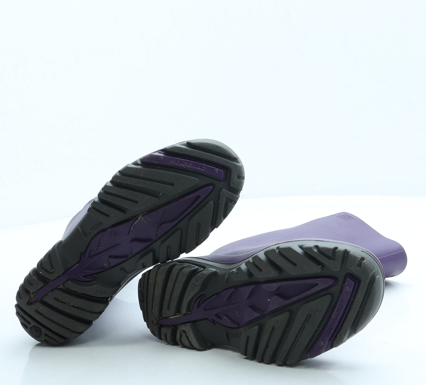 Solognac Girls Purple Rubber Wellies Boot UK 12