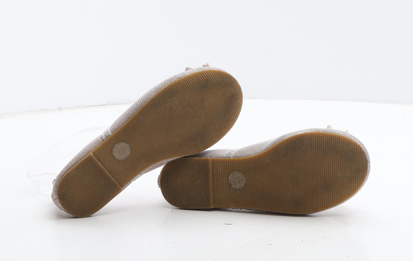 F&F Girls Pink Synthetic Ballet Flat UK 8 26