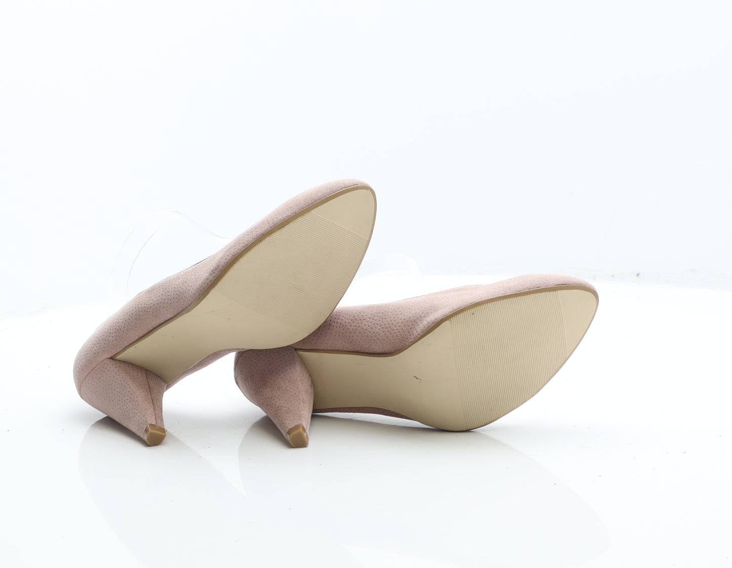 George Womens Pink Polka Dot Synthetic Court Heel UK 5 38