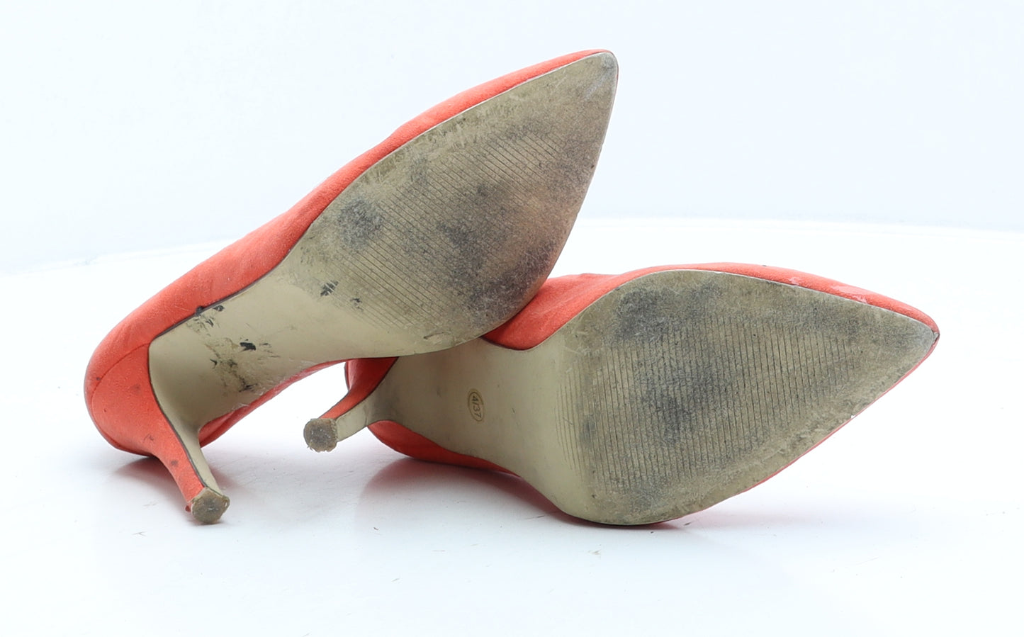 Atmosphere Womens Red Suede Court Heel UK 4 37