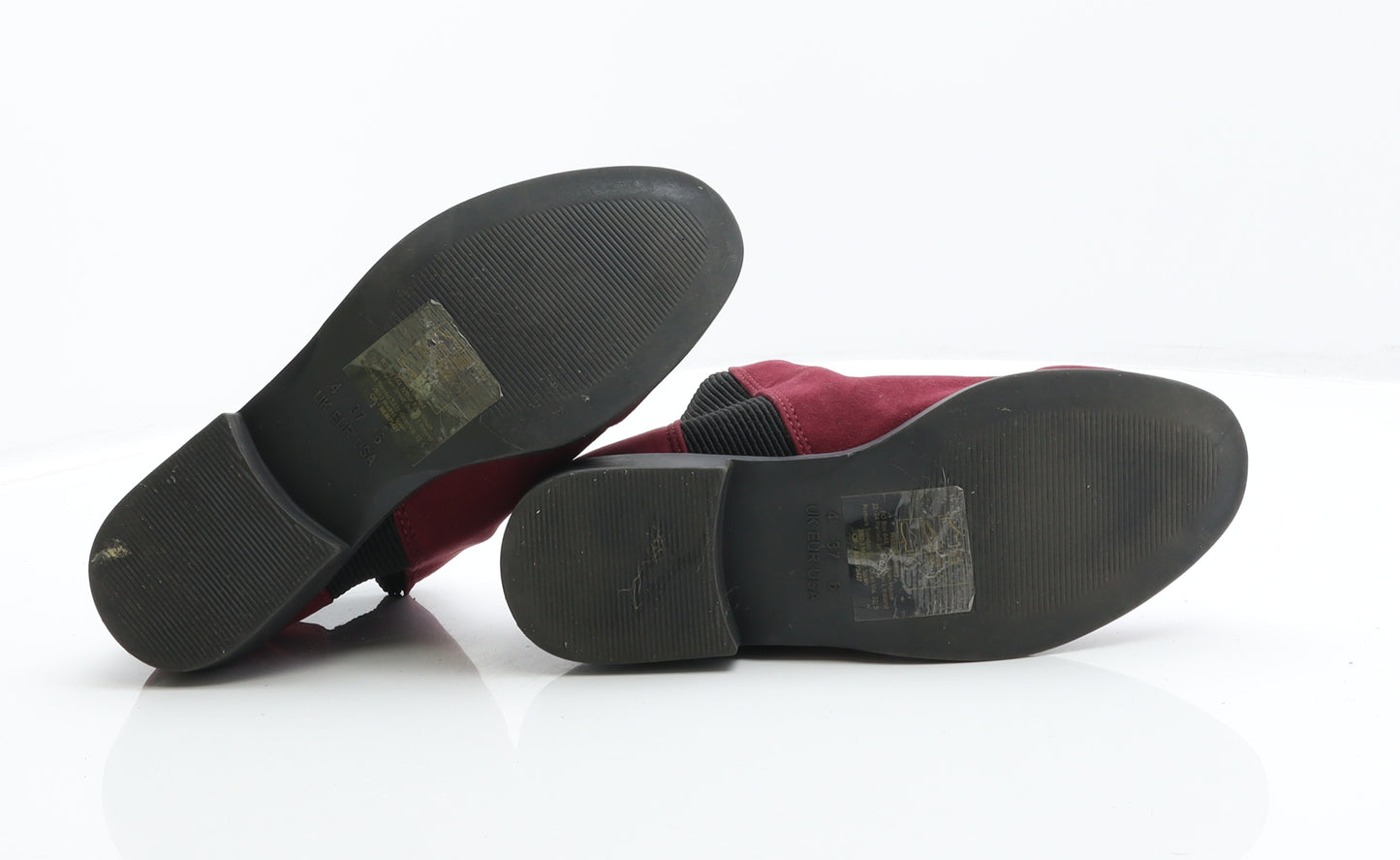 Primark Womens Purple Suede Chelsea Boot UK 4 37