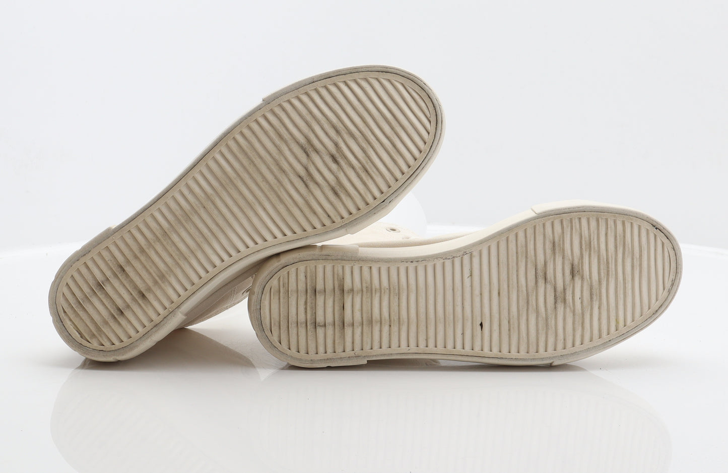 Primark Womens Beige Fabric Trainer UK 7 40