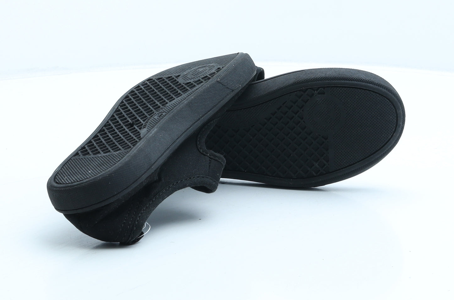 George Girls Black Fabric Mary Jane Casual UK 12 31 - School shoes