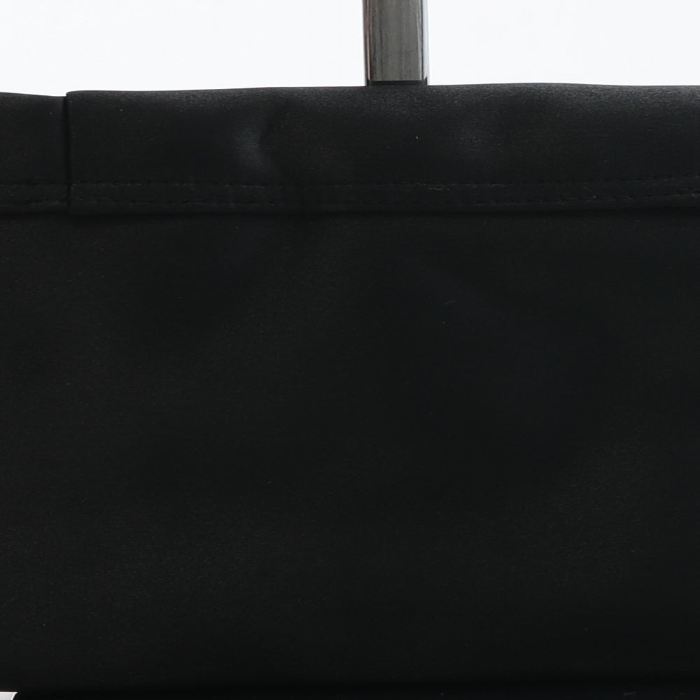 Preworn Womens Black Polyester Clutch Size Small