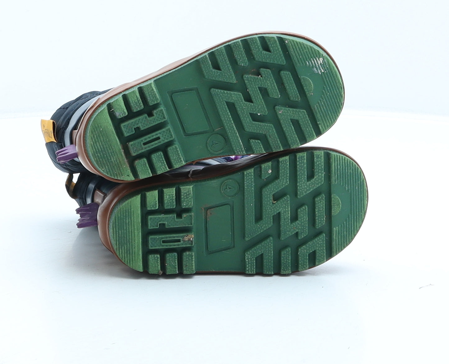 The Gruffalo Boys Multicoloured Striped Rubber Wellies Boot UK 4