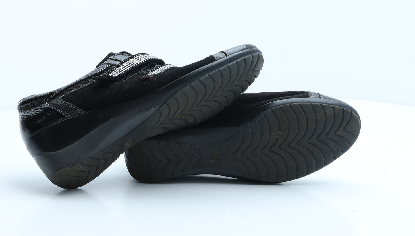 Preworn Womens Black Synthetic Trainer UK 3 36