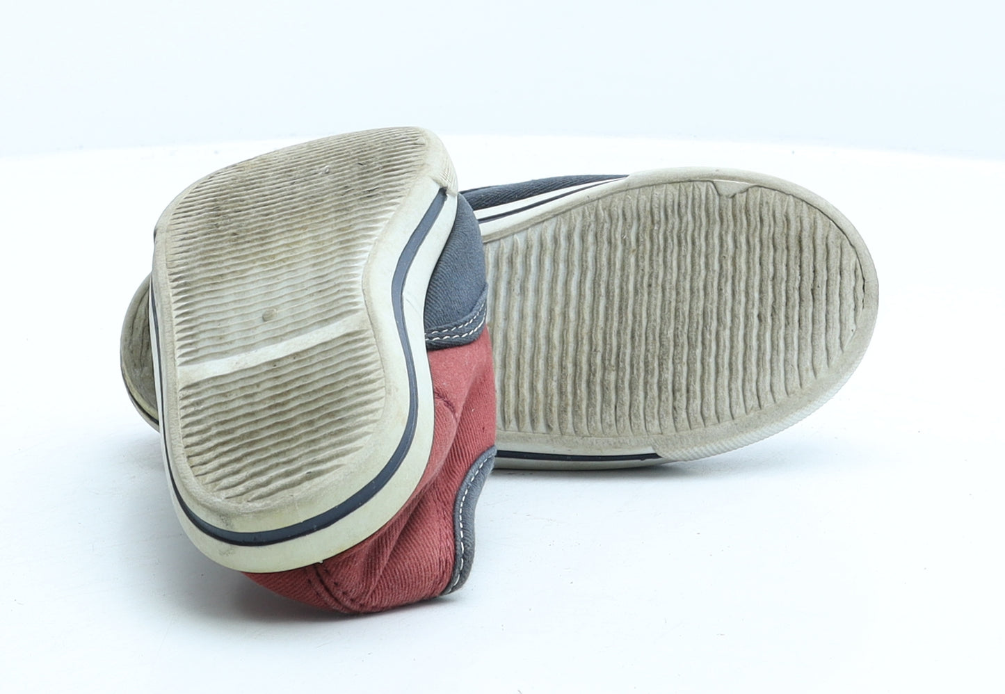 Preworn Boys Multicoloured Colourblock Fabric Trainer UK 13 31