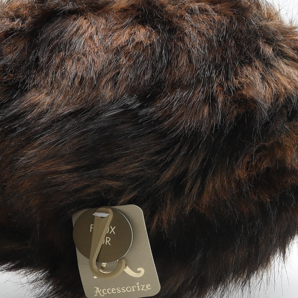 Accessorize Womens Brown Acrylic Cossack One Size