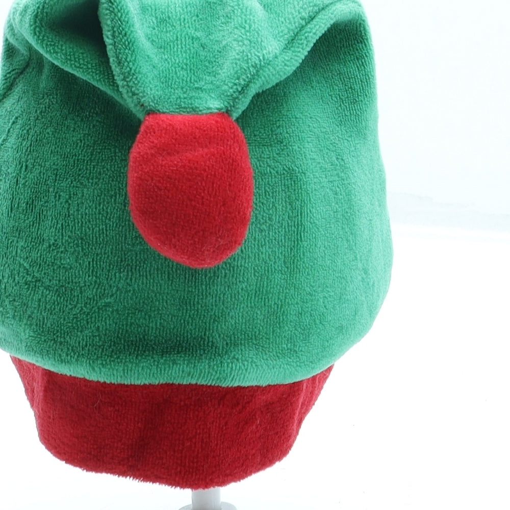 Primark Boys Green Cotton Bobble Hat One Size - Elf