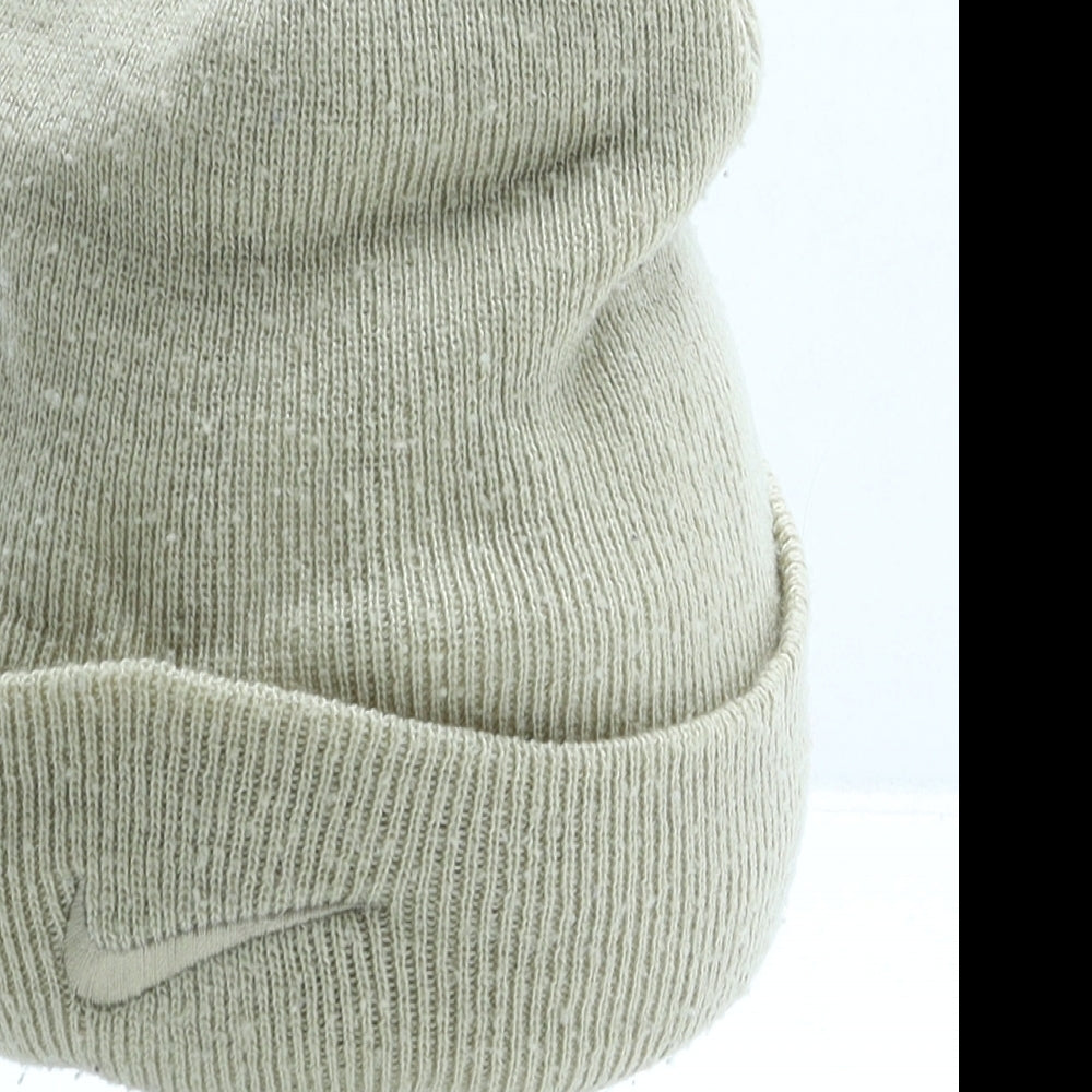 Nike Mens Beige Acrylic Beanie One Size - Sunderland A.F.C