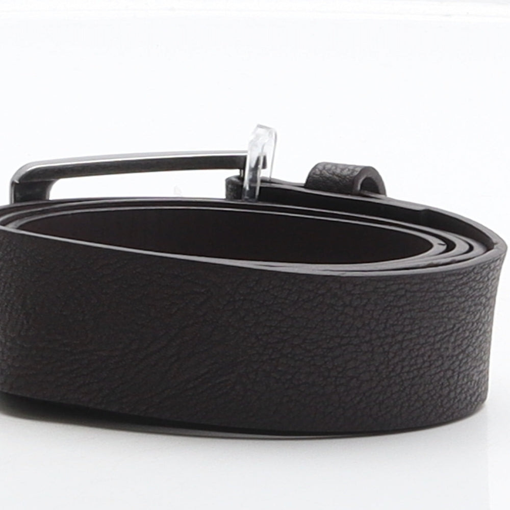 Tesco Mens Brown Solid Polyester Dress Belt Belt Size 32