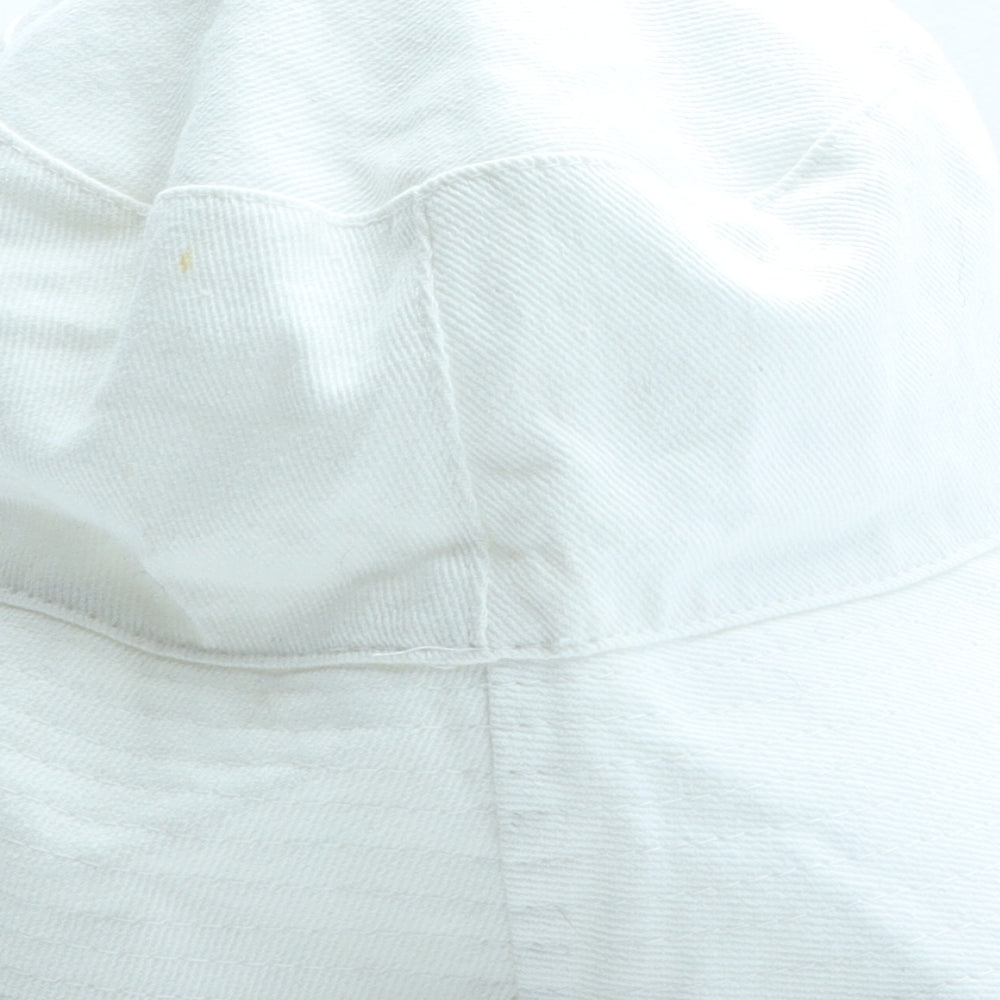 Primark Womens White Cotton Bucket Hat One Size