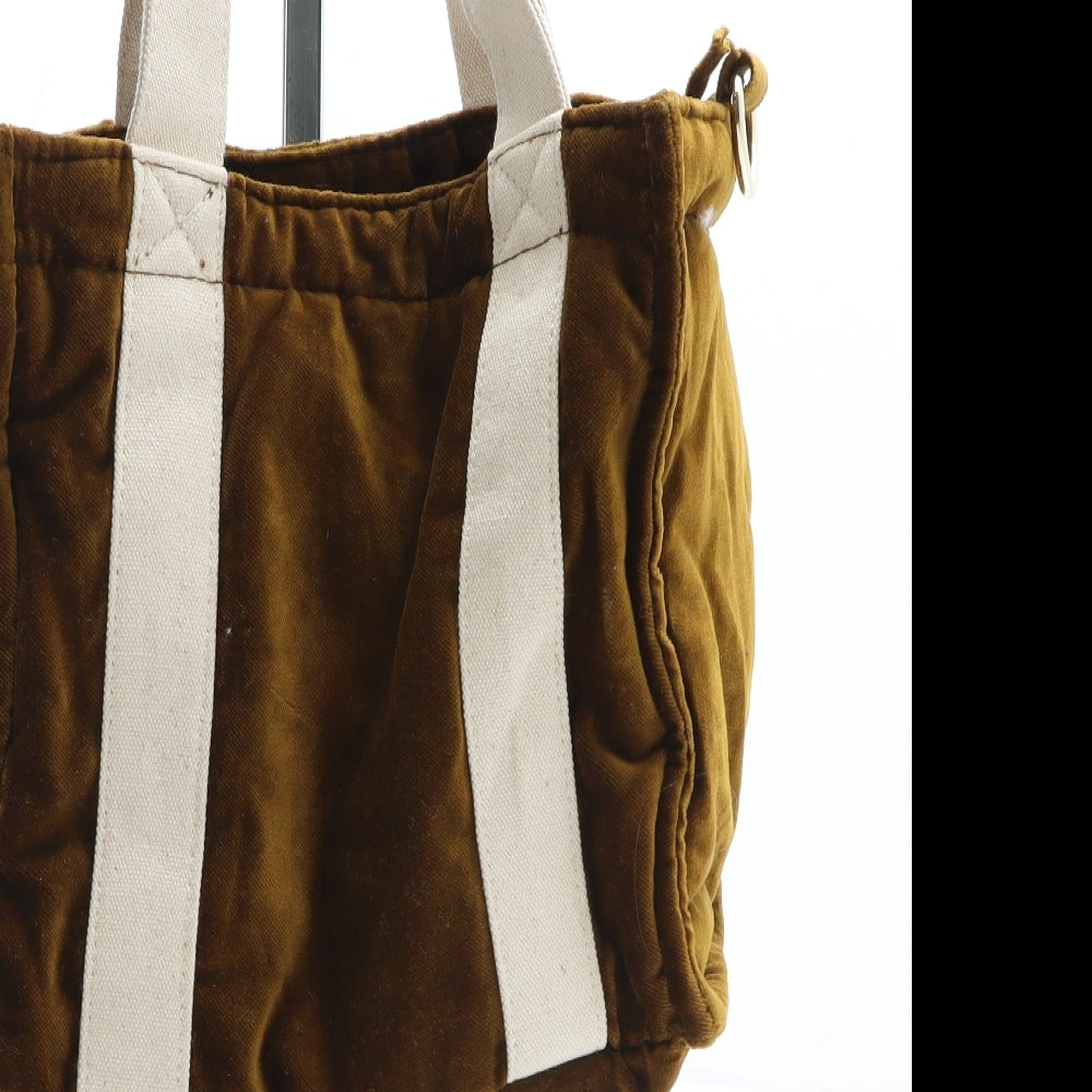 Sezane Womens Green Solid Velvet Crossbody Size Medium