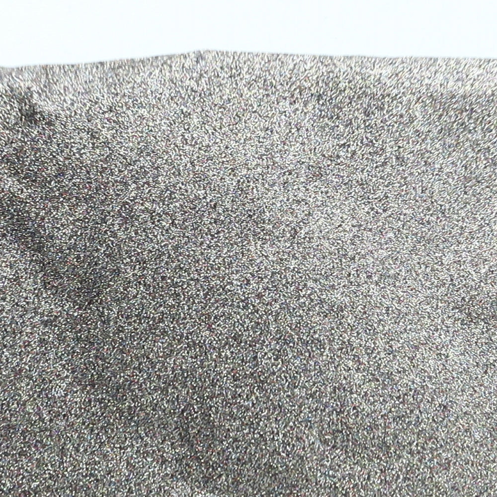 Preworn Womens Grey Polyester Clutch Size Medium - Bag Depth 1cm
