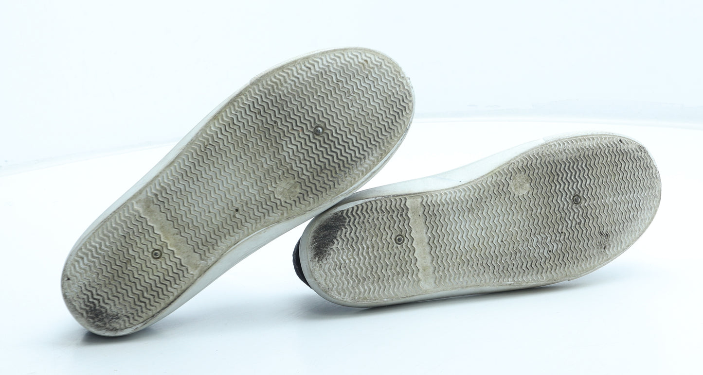 Primark Boys Black Polyester Slip On Casual UK 1