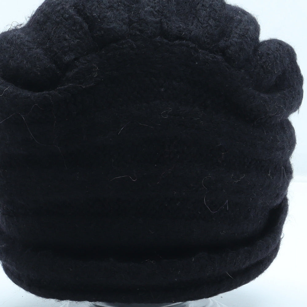 Primark Womens Black Acrylic Beanie One Size