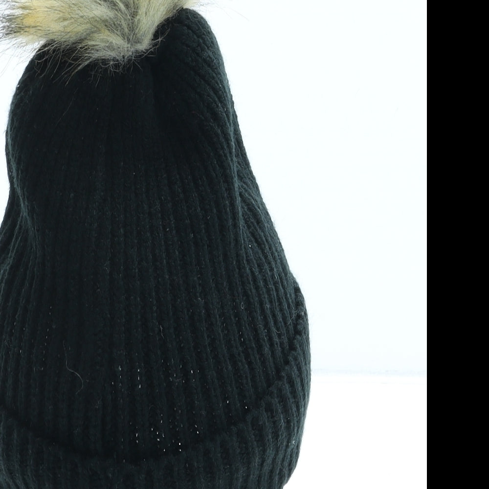 Primark Womens Black Acrylic Winter Hat One Size