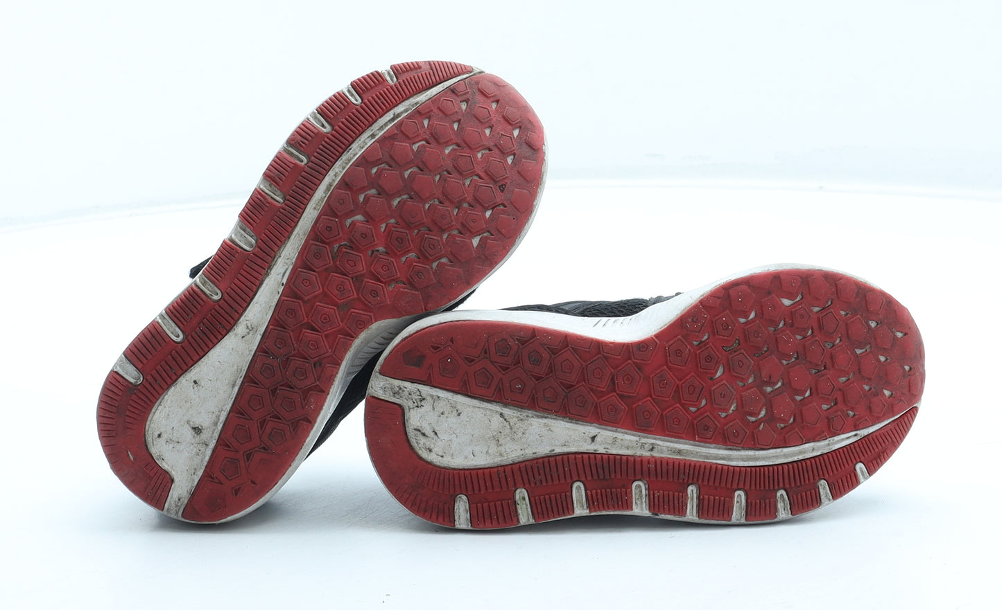 F&F Boys Black Polyester Trainer UK 7 25