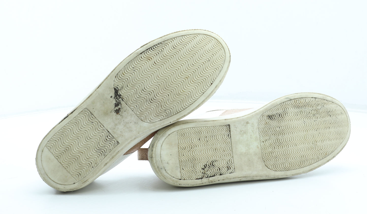 Primark Womens White Polyurethane Trainer UK