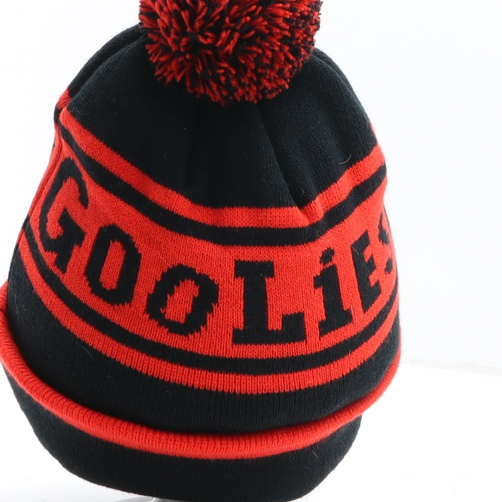 Googlies Mens Black Camouflage Acrylic Winter Hat One Size