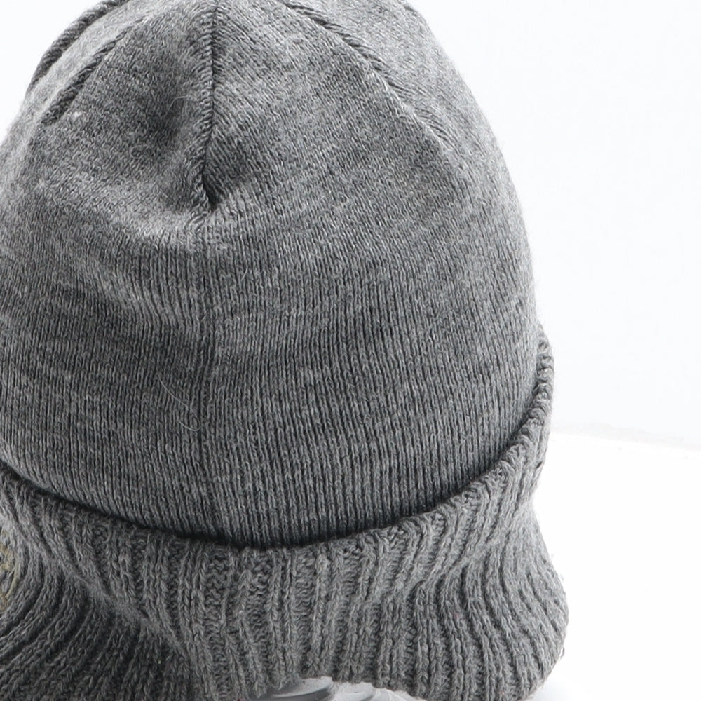 Crane Boys Grey Acrylic Beanie One Size